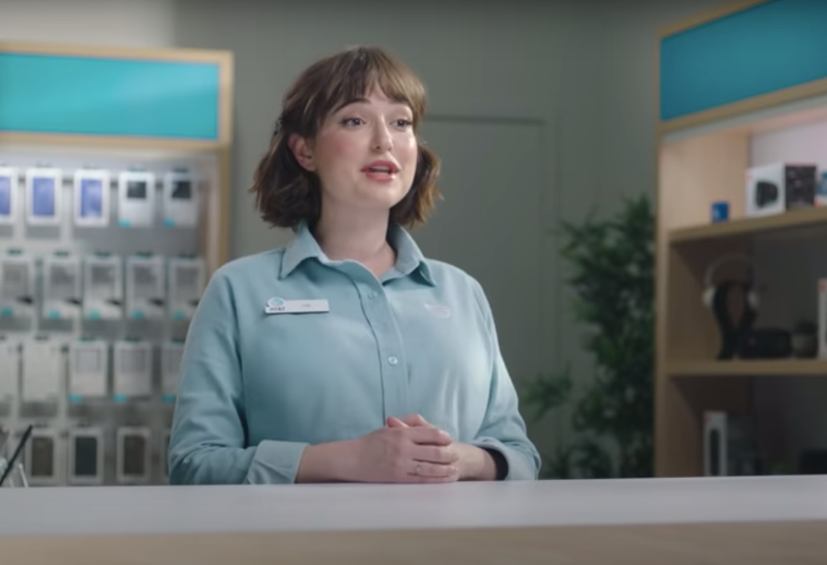 Maya the commercial? new at&t who in plays 